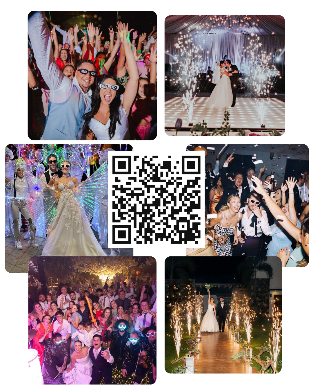 Collage de fotos de eventos